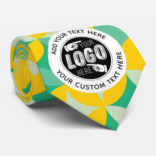 Modern trendy verjaardagscadeau op maat stropdas (Opgerold)