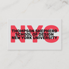 Modern Trendy Visitekaartje