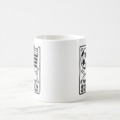 Modern trendy Voetbal Football Koffiemok (Center)