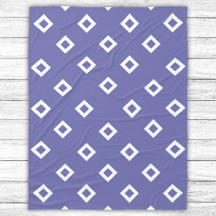 Modern Trendy Zeer Peri Geometric Pattern Fleece Deken