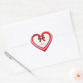 Modern Trendyl Elegant Best Populair Liefde Hart Sticker (Envelop)