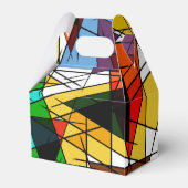 Modern Triangle Colorful Geometric  Bedankdoosjes (Voorkant Zijde)