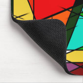 Modern Triangle Colorful Geometric  Muismat (Hoek)