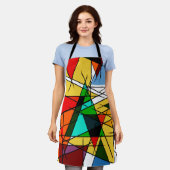 Modern Triangle Colorful Geometric  Schort (Gedragen)