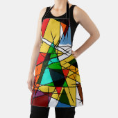 Modern Triangle Colorful Geometric  Schort (Insitu)