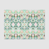 Modern Tribal Aztec Southwest Geometric CBendel Tissuepapier (Voorkant)