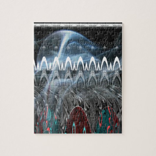 Modern Tribal Edgy-ontwerp. Legpuzzel (Verticaal)