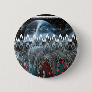 Modern Tribal Edgy-ontwerp. Ronde Button 5,7 Cm