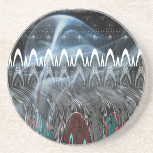 Modern Tribal Edgy-ontwerp. Zandsteen Onderzetter