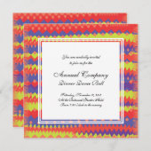 Modern Tribal ZigZag, helder, kleurrijk Paars Kaart (Voorkant / Achterkant)