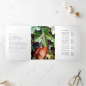 Modern Trifold Foto en Logo Business Brochure Drieluik Kaart (Binnen)