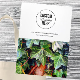 Modern Trifold Foto en Logo Business Brochure Drieluik Kaart