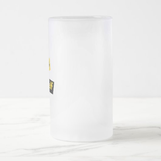 Modern, trillend, bold graphic of Express Yourself Matglas Bierpul (Center)