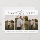 Modern Trio Afbeelding Save the Date Dubbelzijdig (Voorkant)