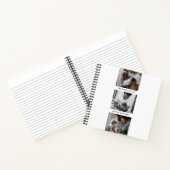 Modern Triptych 3-Photo Collage Journal - White Notitieboek (Binnen)