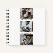 Modern Triptych 3-Photo Collage Journal - White Notitieboek (Voorkant)