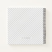 Modern Triptych 3-Photo Collage Journal - White Notitieboek (Achterkant)