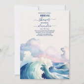 Modern Tropical Beach Ocean Vrijgezellenfeest Kaart (Voorkant)