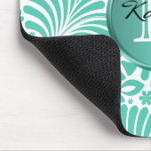 Modern Tropical Damask Monogram Muismat (Hoek)