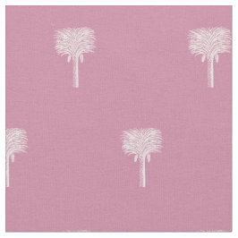 Modern Tropical Date Palm Dusty Roos Stof