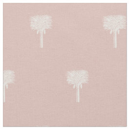 Modern Tropical Date Palm Roos Gold Stof