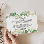 Modern Tropical Floral Wedding Details Invoegen Ka Kaart<br><div class="desc">Deze moderne tropische bloemenbruiloft details invoegen kaart is perfect voor een bestemming bruiloft. Dit betoverende en sfeervolle ontwerp heeft prachtige groene en roze bloemetjes netjes gerangschikt op geometrische lijsten,  die gelukzaligheid en natuurschoon oproepen.</div>