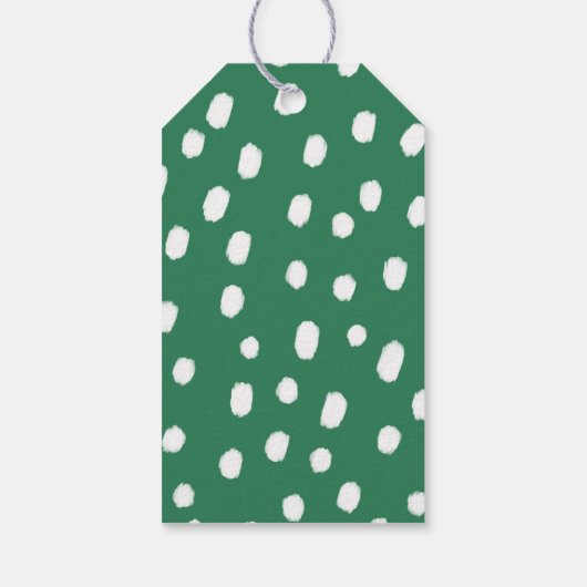 Modern Tropical Greenery Baby shower Cadeaulabel (Achterkant)