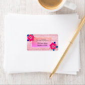 Modern Tropical, Hibiscus Label (Insitu)