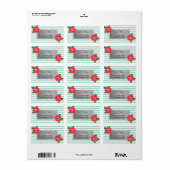 Modern Tropical, Hibiscus Label (Full Sheet)