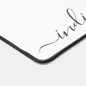 Modern Tropical Palm Trees Typografie Script Bureaumat (Hoek)