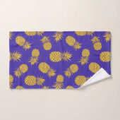 Modern Tropical Pineapple Watercolor Bad Handdoek (Handdoek)