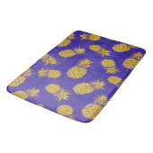 Modern Tropical Pineapple Watercolor Badmat (Gekanteld)