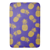 Modern Tropical Pineapple Watercolor Badmat (Voorkant Verticaal)