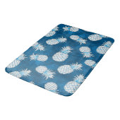 Modern Tropical Pineapple Watercolor Badmat (Gekanteld)