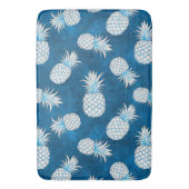 Modern Tropical Pineapple Watercolor Badmat (Voorkant Verticaal)