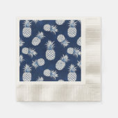 Modern Tropical Pineapple Watercolor Servet (Voorkant)