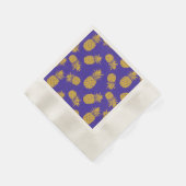 Modern Tropical Pineapple Watercolor Servet (Hoek)