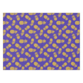 Modern Tropical Pineapple Watercolor Tafelkleed (Voorkant (Horizontaal))