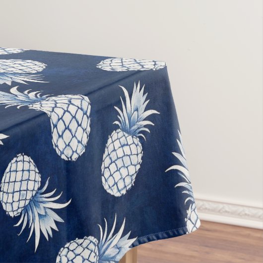 Modern Tropical Pineapple Watercolor Tafelkleed (Voorbeeld)