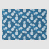 Modern Tropical Pineapple Watercolor Tissuepapier (Voorkant)
