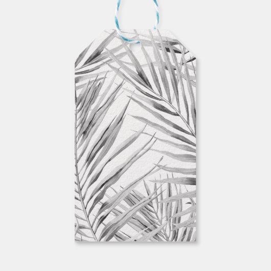 Modern Tropical Wedding Welkomstgeschenk Labels Cadeaulabel (Achterkant)