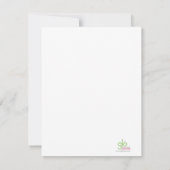 Modern Tropisch 10,8x13,5 cm Kaart (Achterkant)