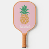 Modern tropisch anananesologram pickleball paddle (Achterkant)