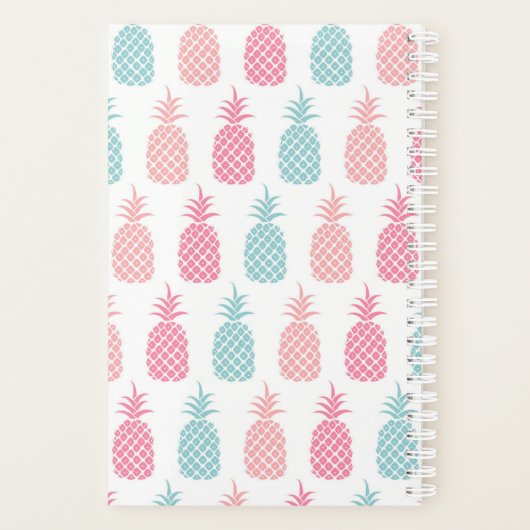 Modern tropisch anananesologram planner (Achterkant)