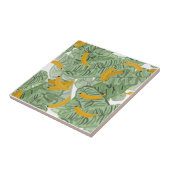 Modern Tropisch Banaan Groen Naadloos Patroon Tegeltje (Zijkant)