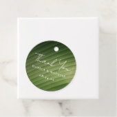 Modern Tropisch Bananenblad Bruiloft Bedankjes Labels (In situ)