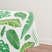 Modern tropisch bladpatroon tafelkleed (Voorbeeld)