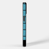 Modern Tropisch Blauw Splash Grijs Case-Mate iPhone Case (Achterkant / Rechts)