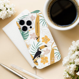 Modern tropisch botanisch aangepast Case-Mate iPhone 14 pro max hoesje