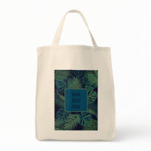 Modern tropisch donker palmblad hedendaags